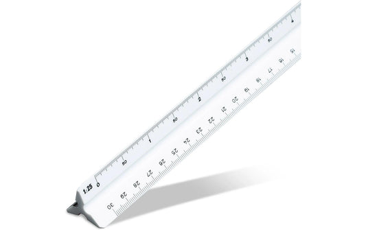 Aristo | Dreikantmassstab Architektur 30cm | 1:20:25:50:75:100:125