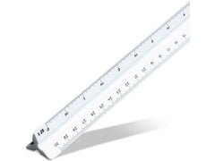 Aristo | Dreikantmassstab Architektur 30cm | 1:20:25:50:75:100:125