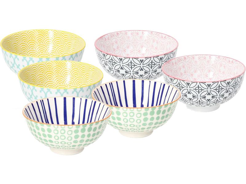Berndorf | Kreavita Schale Sakura assortiert Bunt | Verpackung à 6 Stück, D 12 cm, H 6 cm