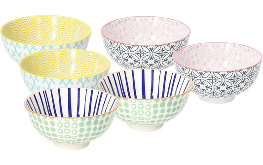 Berndorf | Kreavita Schale Sakura assortiert Bunt | Verpackung à 6 Stück, D 12 cm, H 6 cm