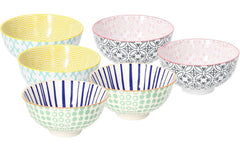 Berndorf | Kreavita Schale Sakura assortiert Bunt | Verpackung à 6 Stück, D 12 cm, H 6 cm