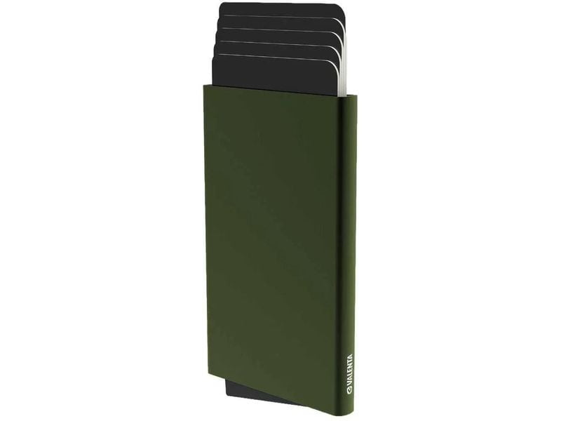 Valenta | Card Protector Alu MagSafe Plus | Dark Green