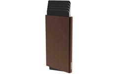 Valenta | Card Protector Alu MagSafe Plus | Dark Brown