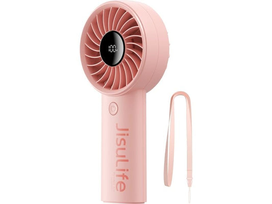 Jisulife | Handheld Fan 4 Ventilator Pink | 3600mAh
