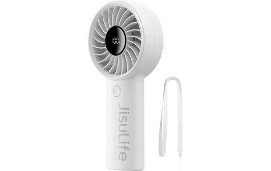 Jisulife | Handheld Fan 4 Ventilator Grau | 3600mAh