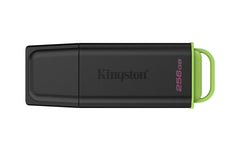 Kingston | Portable DT Exodia 256GB, USB 3.2 | mit Schutzkappe & Schlüsselring (grün)