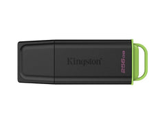 Kingston | Portable DT Exodia 256GB, USB 3.2 | mit Schutzkappe & Schlüsselring (grün)