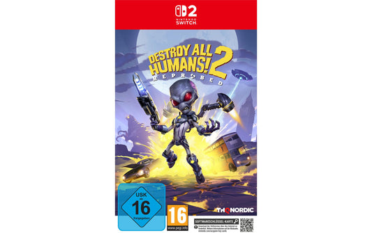 THQ | Destroy All Humans! 2 - Reprobed, Switch 2 | Alter: 16+, Game-Key Card