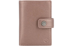 Valenta | Card Wallet Leather MagSafe | Luxe Metallic Copper