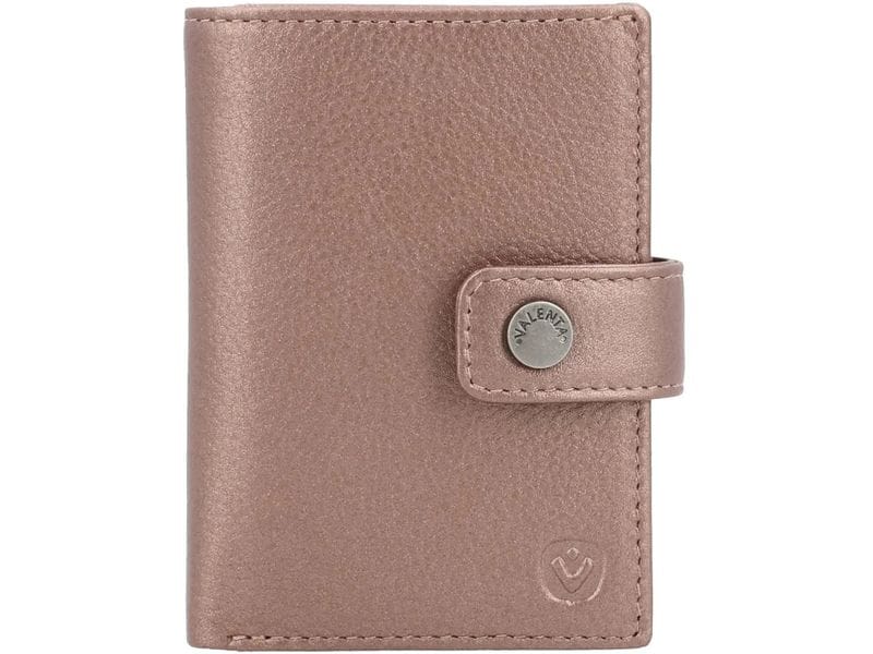Valenta | Card Wallet Leather MagSafe | Luxe Metallic Copper