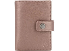 Valenta | Card Wallet Leather MagSafe | Luxe Metallic Copper