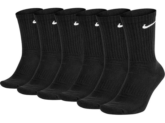 Nike | Cushioned Training Crew Sock 6-Pack | Grösse 42-46, Farbe: schwarz