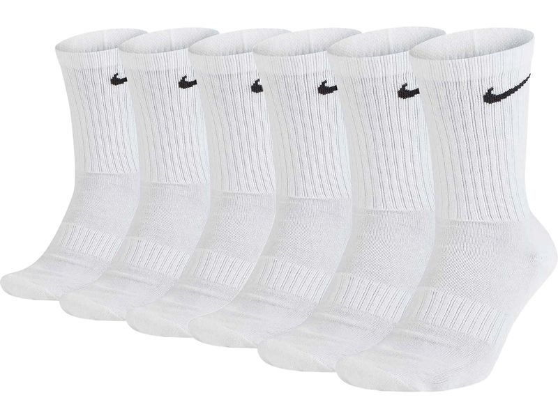 Nike | Cushioned Training Crew Sock 6-Pack | Grösse 42-46, Farbe: weiss