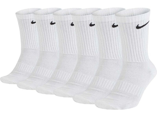 Nike | Cushioned Training Crew Sock 6-Pack | Grösse 42-46, Farbe: weiss