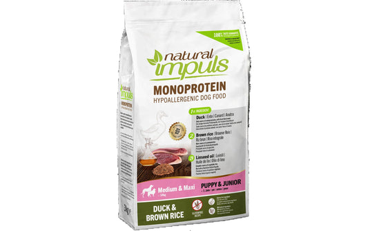 Natural Impuls | Puppy Med/Max Ente | 3 Kg