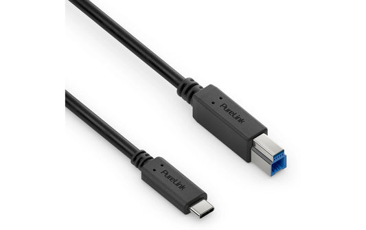 PureLink iSeries | Purelink USB-Kabel C-B, 2.0m | iSerie, 3.2 Gen1, 3A/5V/15W, schwarz