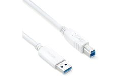 PureLink iSeries | Purelink USB-Kabel A-B, 2.0m | iSerie, 3.2 Gen1, 3A/5V/15W, weiss