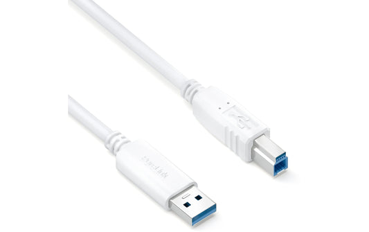 PureLink iSeries | Purelink USB-Kabel A-B, 3.0m | iSerie, 3.2 Gen1, 3A/5V/15W, weiss