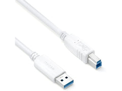 PureLink iSeries | Purelink USB-Kabel A-B, 1.0m | iSerie, 3.2 Gen1, 3A/5V/15W, weiss