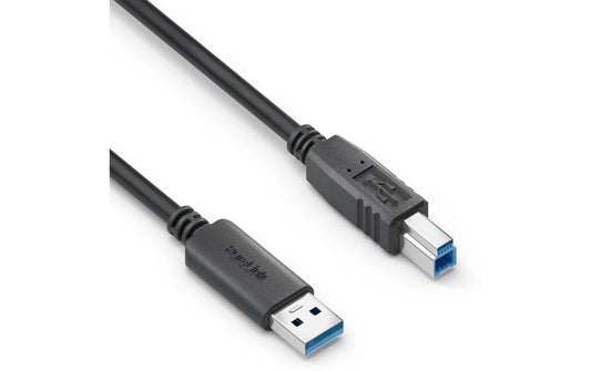 PureLink iSeries | Purelink USB-Kabel A-B, 3.0m | iSerie, 3.2 Gen1, 3A/5V/15W, schwarz