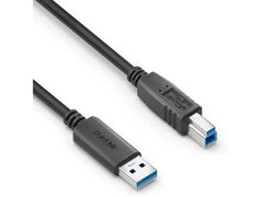 PureLink iSeries | Purelink USB-Kabel A-B, 2.0m | iSerie, 3.2 Gen1, 3A/5V/15W, schwarz