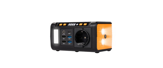 Technaxx | TX-205+ Powerstation | 74 Wh, Schwarz/Orange