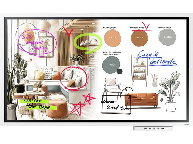 Samsung | WM55FX Touch Professional Display | 55 UltraHD, D-LED, 450cd/m2, 12/7 Betrieb