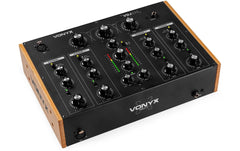 Vonyx | VDJ270 | DJ Mixer, Rotary, 4-Kanal, BT