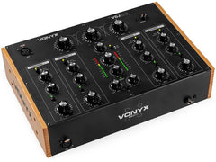 Vonyx | VDJ270 | DJ Mixer, Rotary, 4-Kanal, BT
