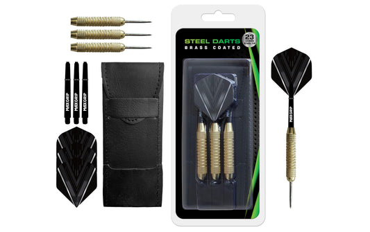 KOOR | Stahl Dart Set 23 g | inkl. Dart-Etui