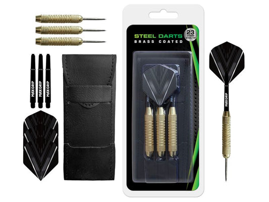 KOOR | Stahl Dart Set 23 g | inkl. Dart-Etui