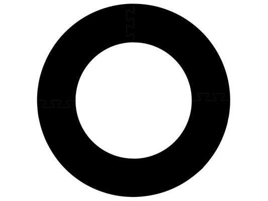 KOOR | Dart Surround schwarz | EVA-Wandschutz, 4-teilig, 2,5 cm