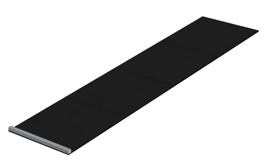 KOOR | Dart Dartmatte Puzzle schwarz | 4-teilig, Gesamtlänge 237 cm