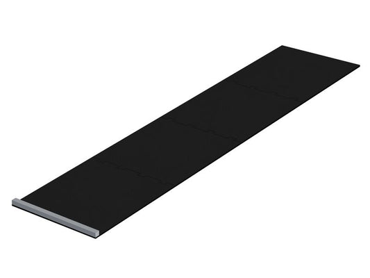 KOOR | Dart Dartmatte Puzzle schwarz | 4-teilig, Gesamtlänge 237 cm