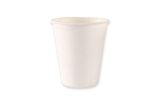 Webstar | Getränke-Becher Bagasse | 50 Stk. weiss, 2 dl 80mm