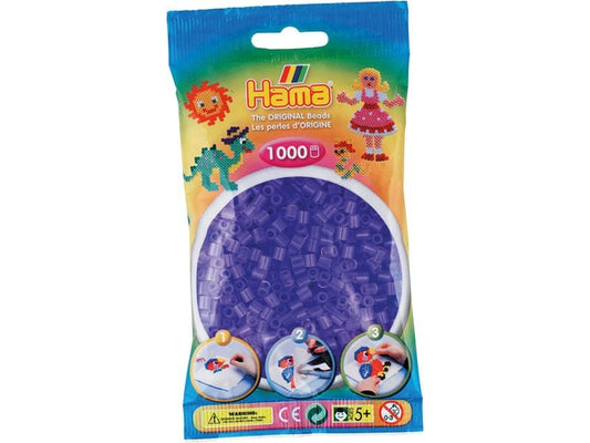 Hama | Bügelperlen Midi Flieder, 1000 Stück