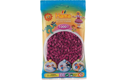 Hama | Bügelperlen Midi Pflaume, 1000 Stück