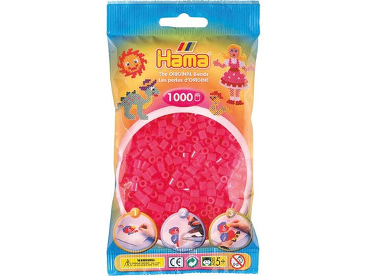 Hama | Bügelperlen Midi Pink, 1000 Stück