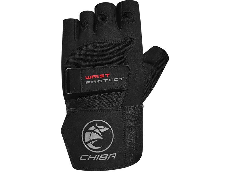 Chiba Fitness | Fitnesshandschuhe Wristguard | schwarz, Grösse M