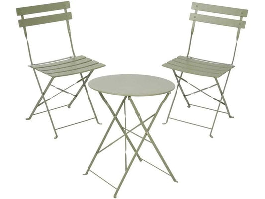 Schou | Bistro-Set SAM | 42x46x80cm - Grün