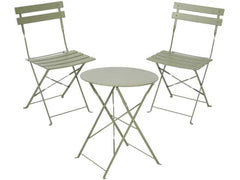 Schou | Bistro-Set SAM | 42x46x80cm - Grün