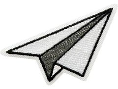 Mono-Quick | Monoquick Aufbügelbild Mini | Origami - Flugzeug