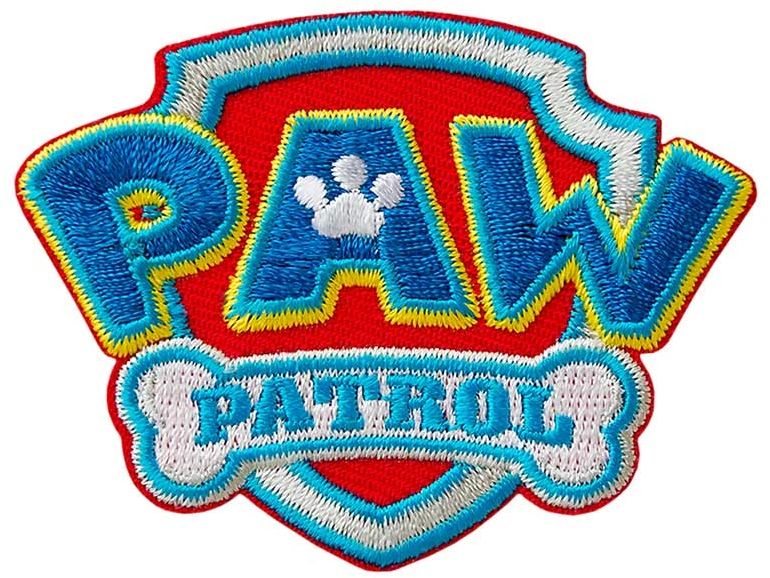 Mono-Quick | Monoquick Aufbügelbild Midi | Paw Patrol, LOGO