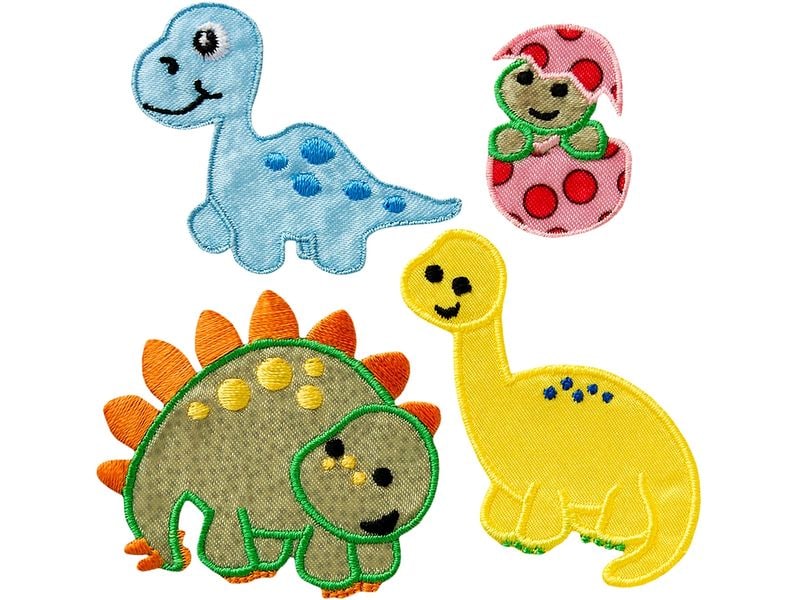 Mono-Quick | Monoquick Aufbügelbild | Dinos