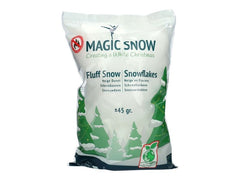 Dameco | Deko Fluff Schnee 45 Gramm | im Beutel, Bio, aus PLA