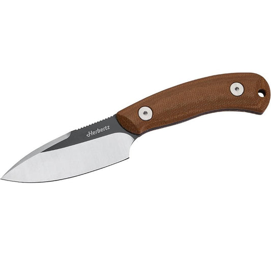 Herbertz | Gürtelmesser D2 | braun micarta