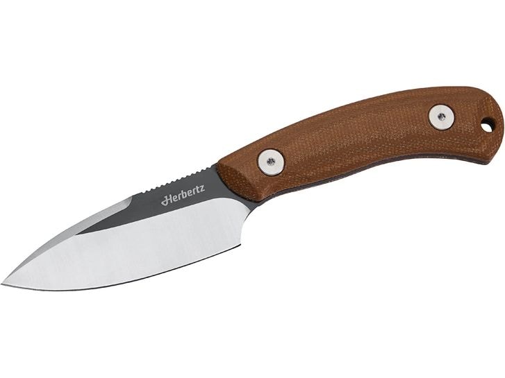 Herbertz | Gürtelmesser D2 | braun micarta