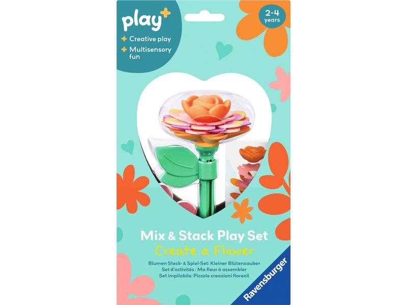 play+ | Spiel-Set: Kleiner Blütenzauber orange
