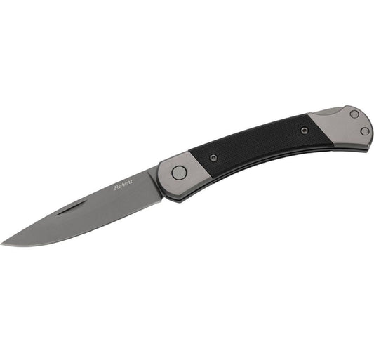 Herbertz | Taschenmesser Titanbeschichtung Grey D2 | Medium, Black