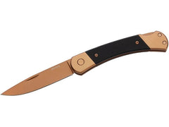 Herbertz | Taschenmesser Titanbeschichtung | Rosengold D2, Medium, Black